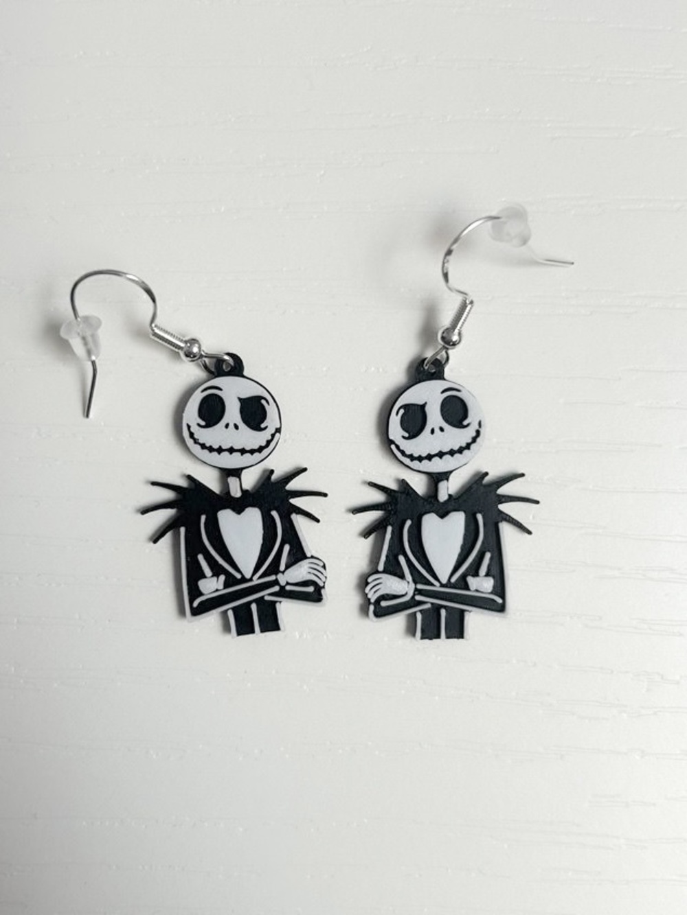 Jack Skellington (Skeleton) 2D Earrings